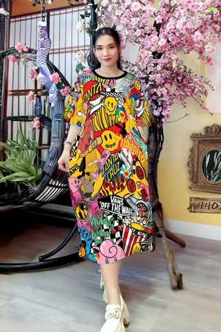 Đầm Suông Nữ Big Size 3XL - D3XL4407