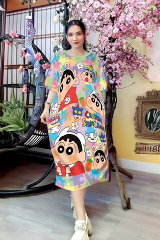 Đầm Suông Nữ Big Size XL - DD4481