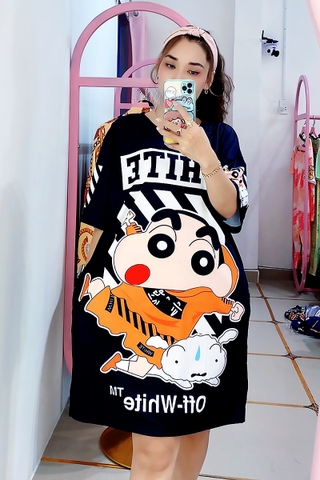 Đầm Suông Nữ Big Size XL - D1075