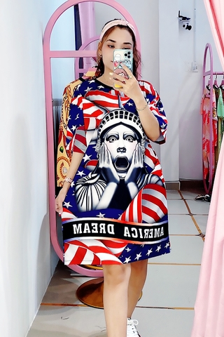 Đầm Suông Nữ Big Size XL - D172