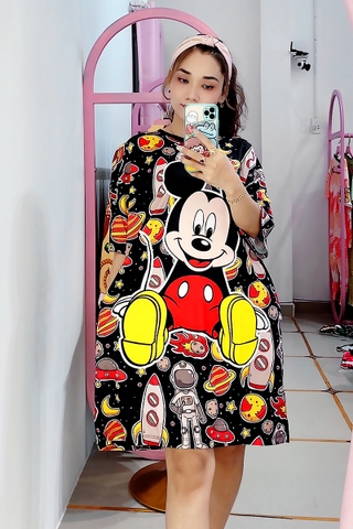 Đầm Suông Nữ Big Size - D815