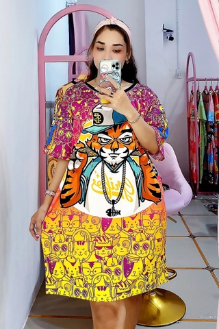 Đầm Suông Nữ Big Size XL - D111