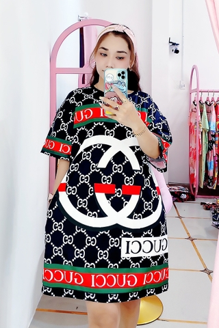 Đầm Suông Nữ Big Size XL - D669