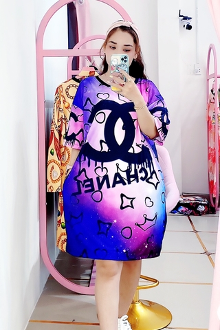 Đầm Suông Nữ Big Size XL - D1107