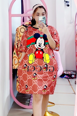 Đầm Suông Nữ Big Size XL - D746
