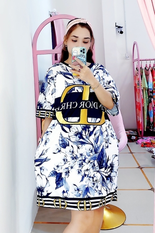 Đầm Suông Nữ Big Size XL - D1809