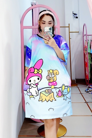 Đầm Suông Nữ Big Size XL - D747