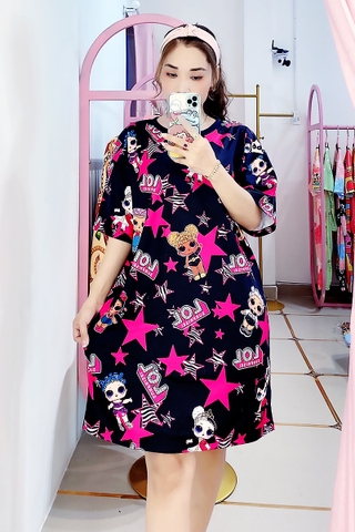Đầm Suông Nữ Big Size XL - D213
