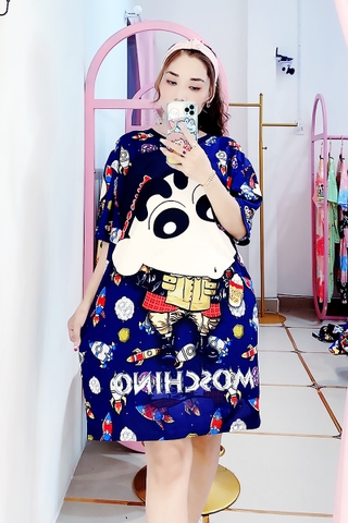 Đầm Suông Nữ Big Size XL - D053