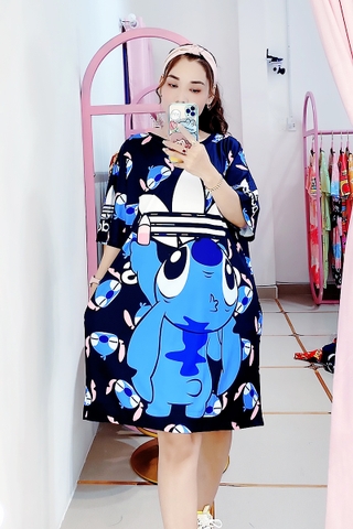 Đầm Suông Nữ Big Size XL - D1162