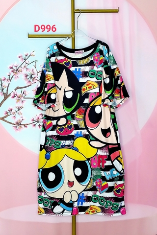 Đầm Suông Nữ Big Size XL - D996