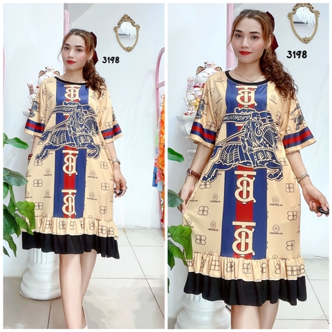 Đầm Bèo Nữ Big Size - DB3198