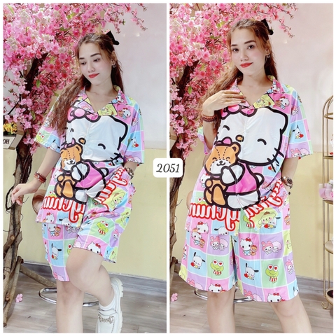 Pyjama Đùi Thun 3D bigsize_PDTXL2051