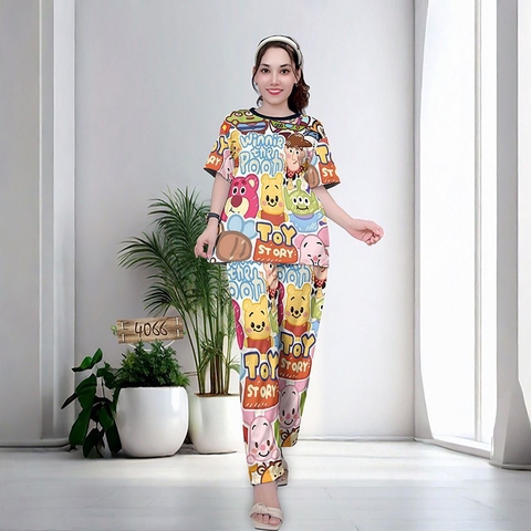 Bộ Quần Dài, Tay Ngắn XL- BDL4066