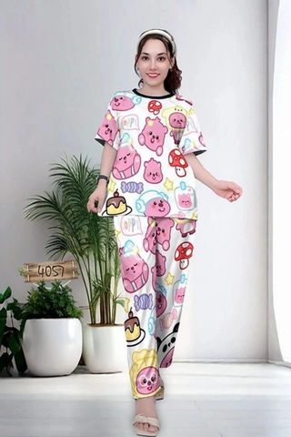 Bộ Quần Dài, Tay Ngắn XL- BDL4057