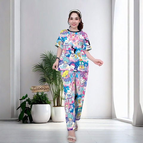 Bộ Quần Dài, Tay Ngắn XL- BDL4002
