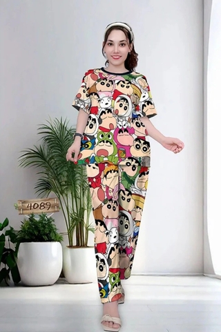 Bộ Quần Dài, Tay Ngắn XL- BDL4089