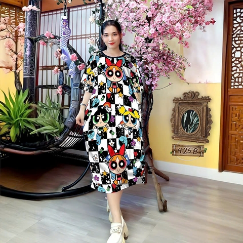 Đầm Suông Nữ Big Size 2XL - 65D4258
