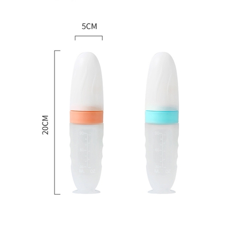 Bình thìa ăn dặm silicon cao cấp Ck Bebe