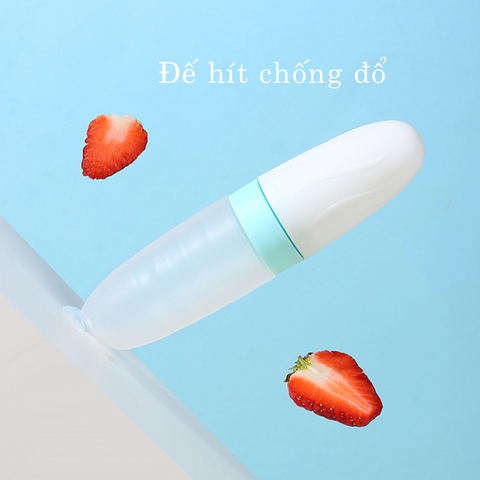 Bình thìa ăn dặm silicon cao cấp Ck Bebe