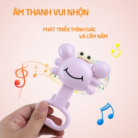 Set Đồ chơi xúc xắc gặm nướu 2 in 1 cho bé