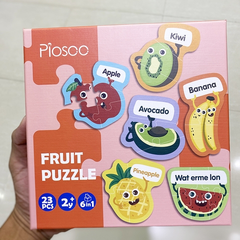 Bộ ghép hình kích thích trí thông minh piosoo 7 chủ đề