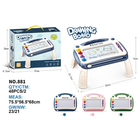 Bảng viết vẽ tự xóa thông minh có chân