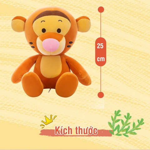 Thú nhồi bông hổ bông cam