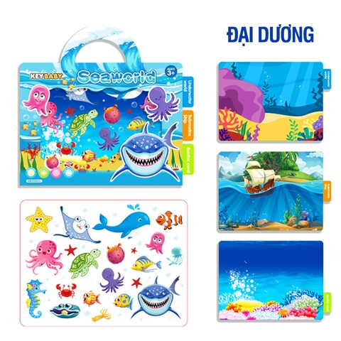 Tranh bóc dán thông minh cho bé nhiều chủ đề cho bé