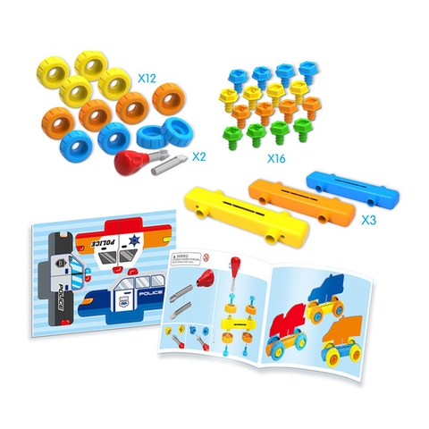 Bộ đồ chơi lắp ráp ô tô cho bé