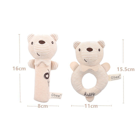 Thú nhồi bông lục lạc cho bé sơ sinh Gbee