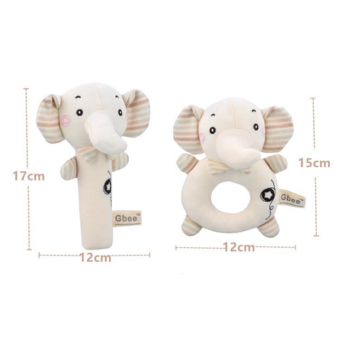 Thú nhồi bông lục lạc cho bé sơ sinh Gbee