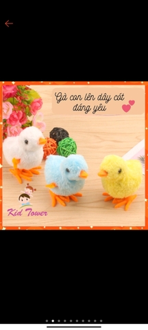 Gà con vặn cót biết nhảy