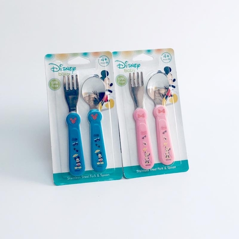 Set thìa dĩa inox Disney