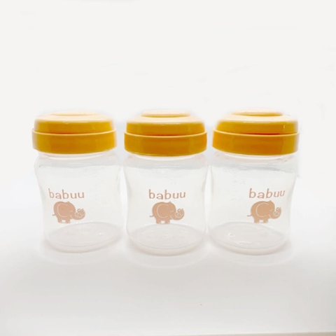 Bộ 3 bình trữ sữa Babuu