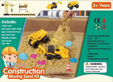 Đồ chơi vali cát động lực cho bé đầy đủ phụ kiện