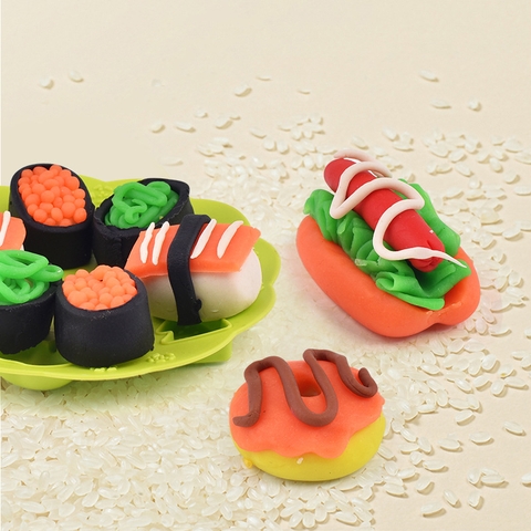 Đồ chơi đất nặn ăn được máy bay