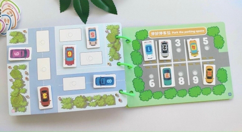 Học liệu bóc dán montessori chủ đề toán học