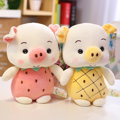 Đồ chơi thú bông ngộ nghĩnh dứa và dâu tây