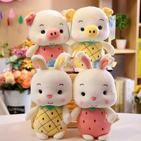 Đồ chơi thú bông ngộ nghĩnh dứa và dâu tây