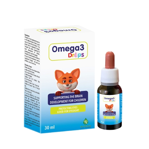 Omega 3 drops - Vitamin hỗ trợ tốt cho mắt và trí não của bé