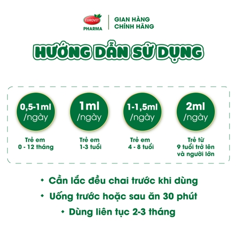Omega 3 drops - Vitamin hỗ trợ tốt cho mắt và trí não của bé