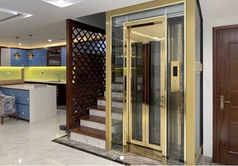 Thang máy gia đình ông H.V.T