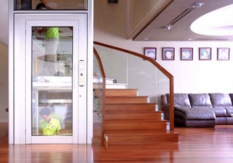 Thang máy gia đình ông N.V.T