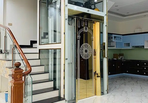 Thang máy gia đình chị P.T.H
