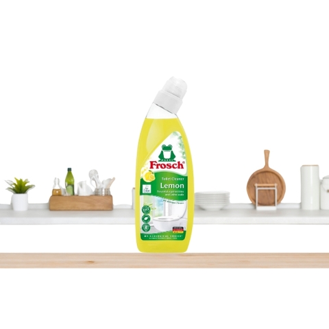 Chai Dung Dịch Tẩy Bồn Cầu Frosch 750ml (Hương Chanh/ Mâm Xôi)