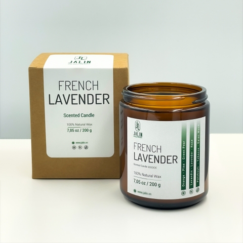 (QUÀ TẶNG) Nến Thơm Thư Giản Jalin Jasmine Tea - Winter Chill - French Lavender - White Mynk- Đa Dạng Mùi Hương - 200g