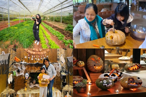 Trải nghiệm Halloween giữa rừng thu Lat Valley Retreat Village