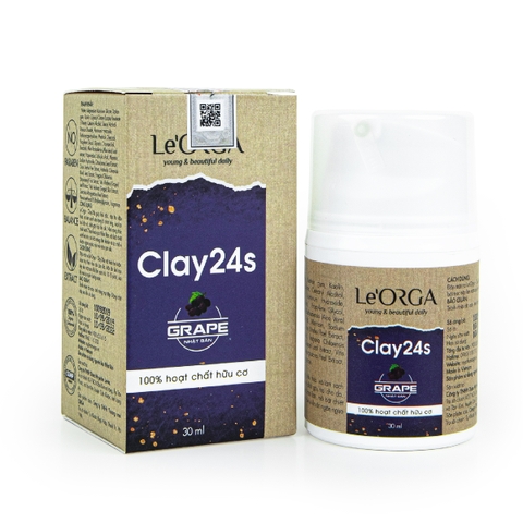 Mặt nạ thải độc Le'Orga Clay 24s