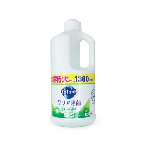 Nước rửa bát Kao diệt khuẩn hương Trà xanh 1380ml